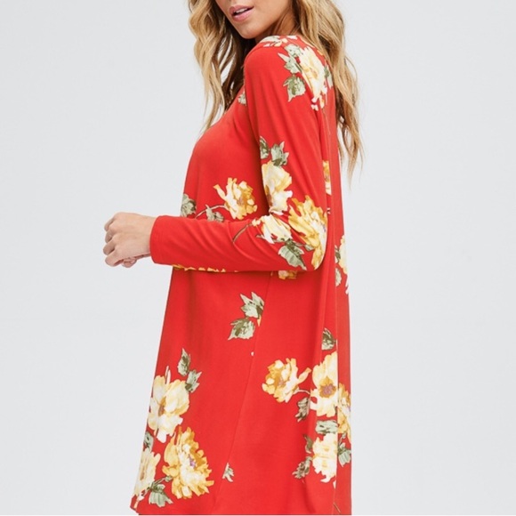 ✨Jamie Cross Front Floral Dress - Picture 3 of 5